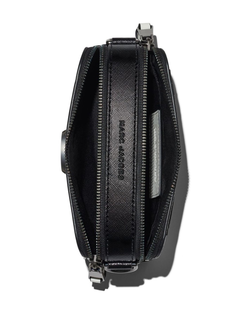 Marc Jacobs Textured Split Cow Leather Shoulder Bag In White