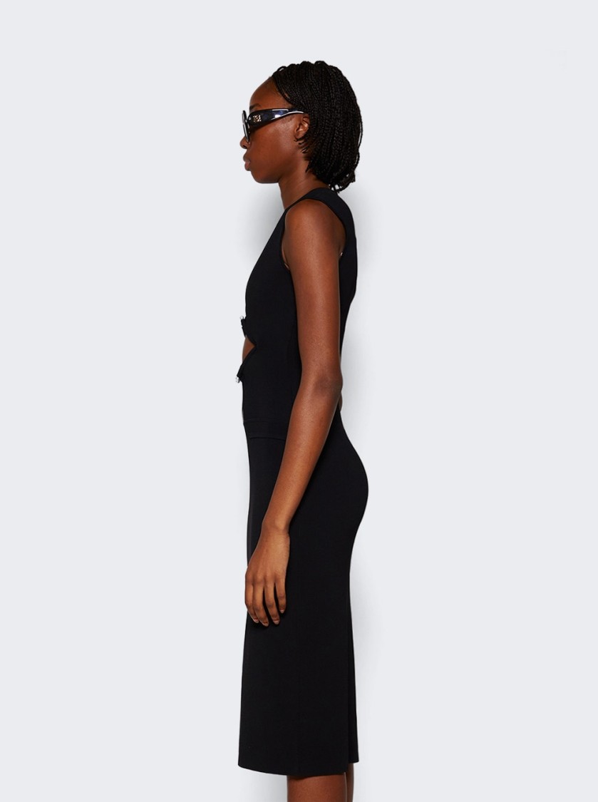 Christopher Esber Bracket Knit Dress In Black