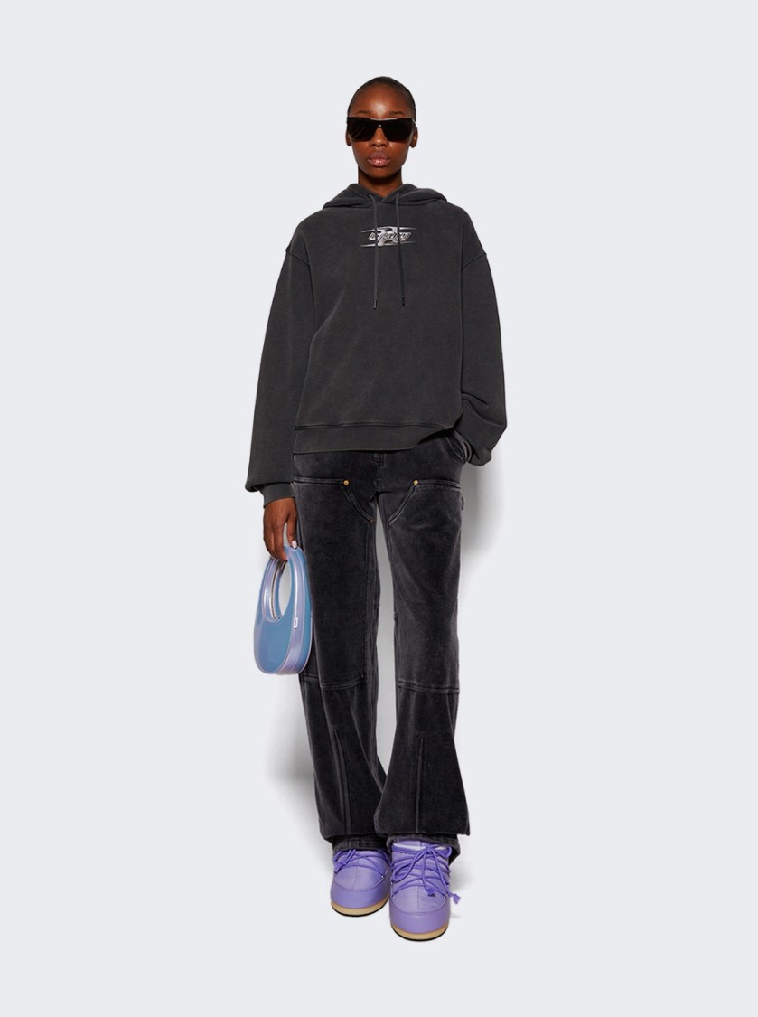 Alexander Wang T T By Alexander Wang Blade Logo Hoodie Washed Cedar