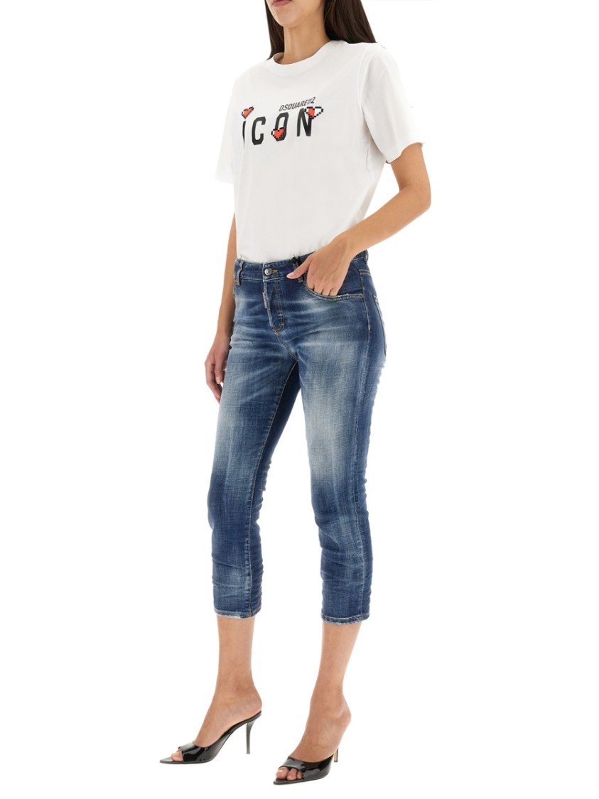 Shop Dsquared2 Cool Girl Jeans In Blue