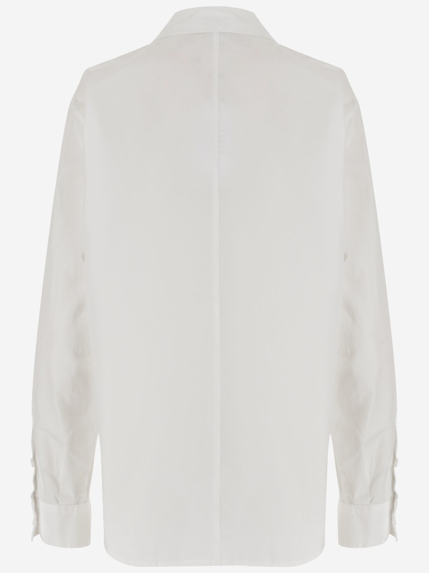 Aspesi Double-breasted Cotton Jacket In White