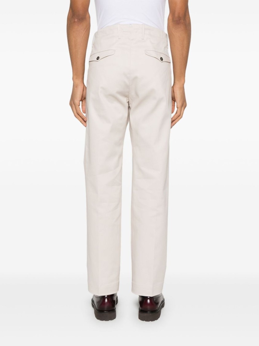 NINE IN THE MORNING NINE IN THE MORNING LIGHT BEIGE CHINO PANTS WITH FUNCTIONAL POCKETS