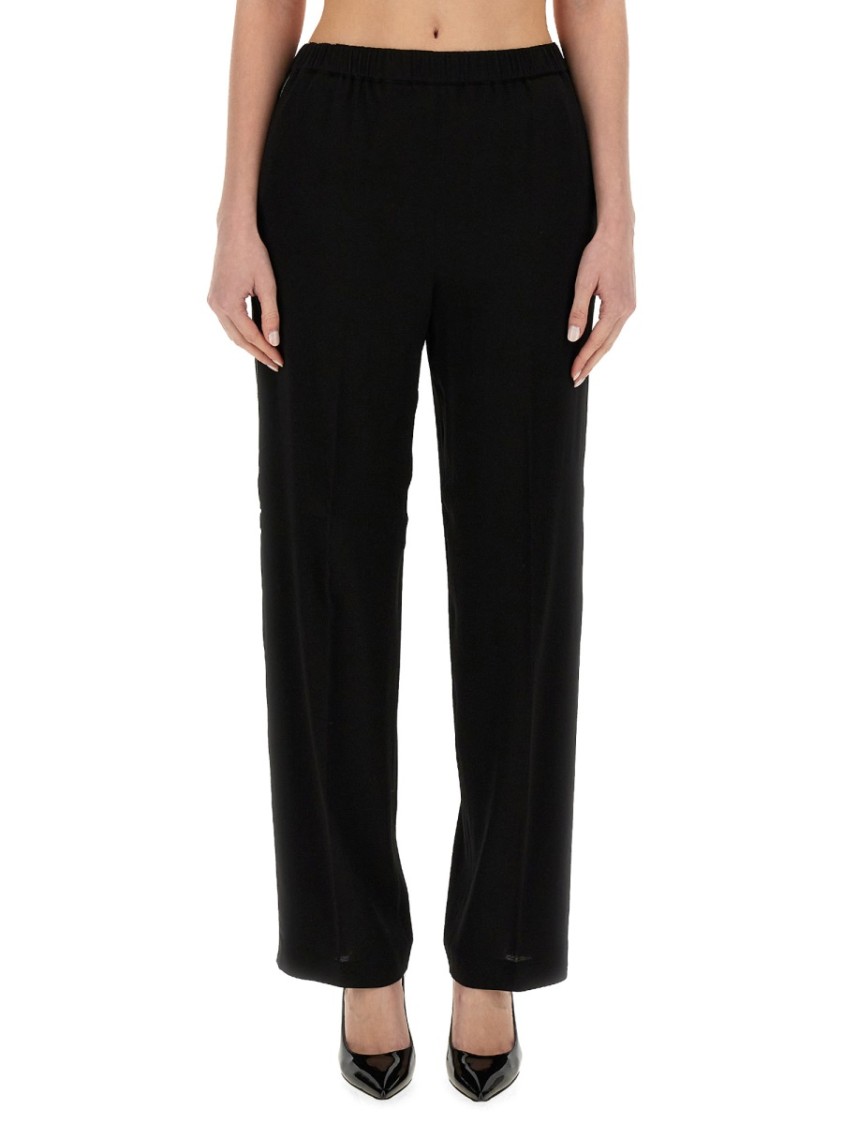 Fabiana Filippi Viscose Pants In Black