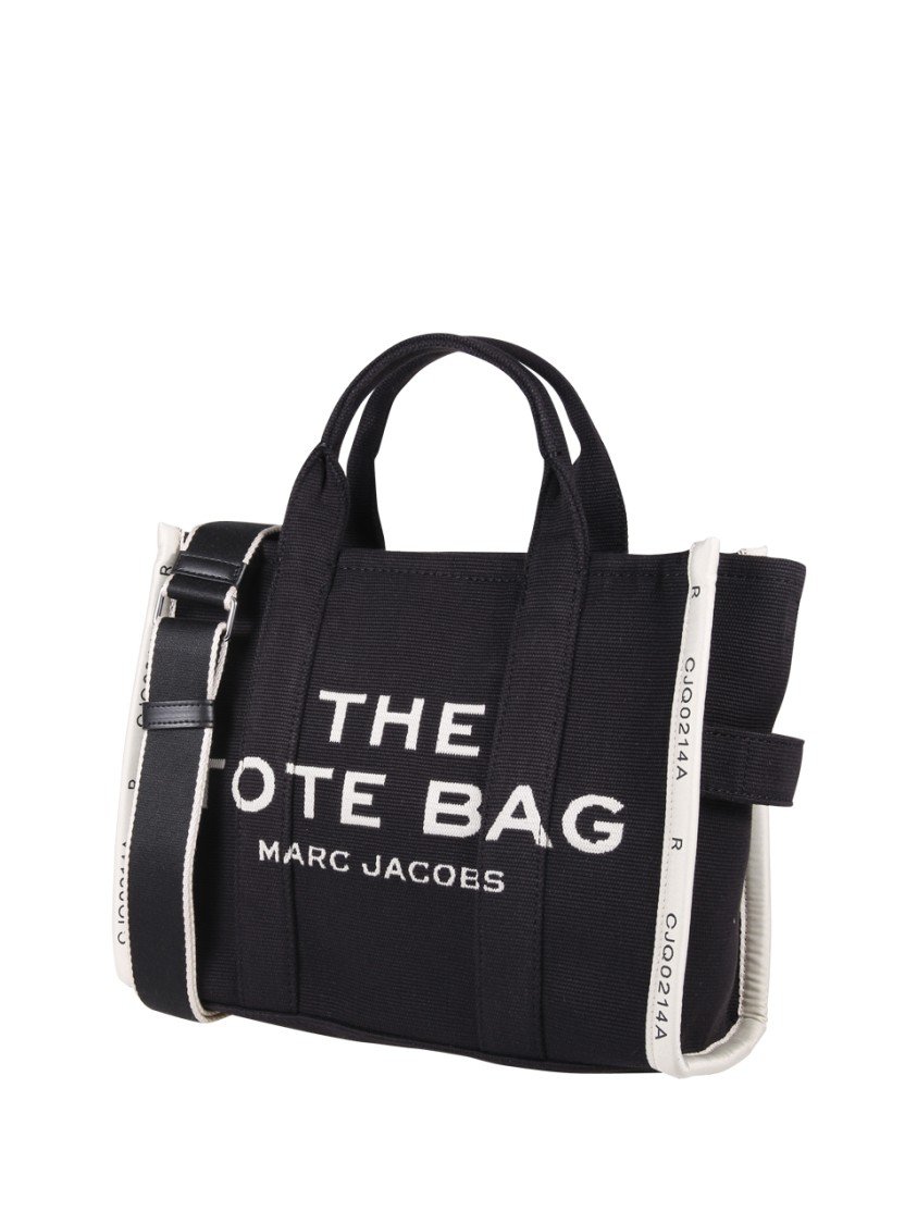 Marc Jacobs Structured Medium Tote With Dual Handles In Black