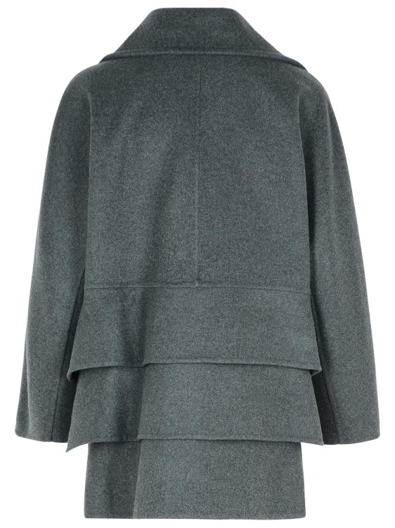 ブルゾン Max Mara Asturie1234' Grey Cashmere Blend Coat Max Mara 'asturie1234' cashmere blend coat | The Fashion Square