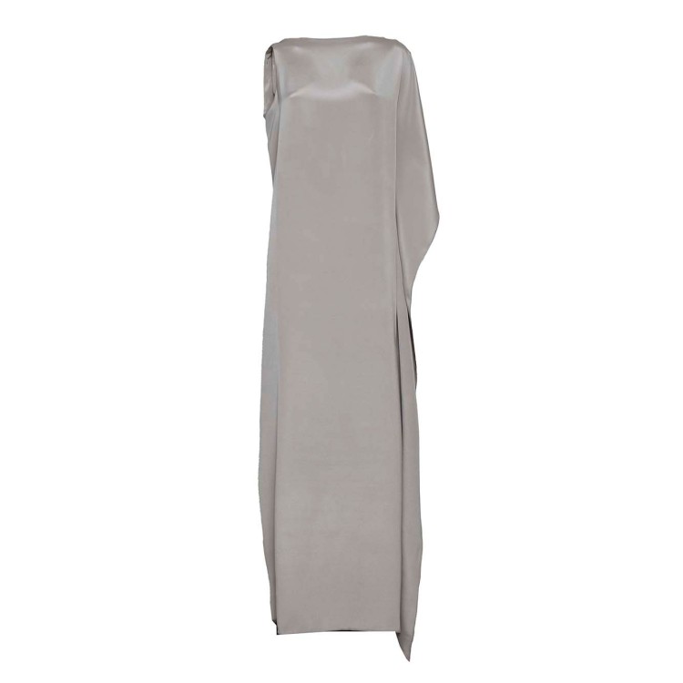 オールインワン・サロペット Max Mara Long Bora Dress In Pearl Gray Silk Max Mara Long Bora Dress In Pearl Gray Silk Maxi | THE LIST
