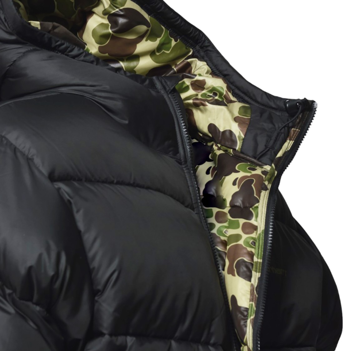 Carhartt Wip Black Toronto Nylon Down Jacket In Black