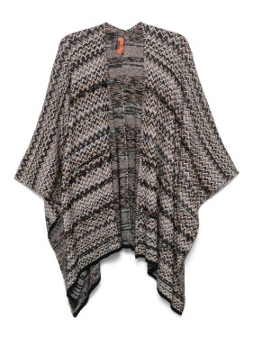 オールインワン・サロペット Missoni Multicolor Chevron Wool And Viscose Midi Dress Long dress in cotton and viscose chevron