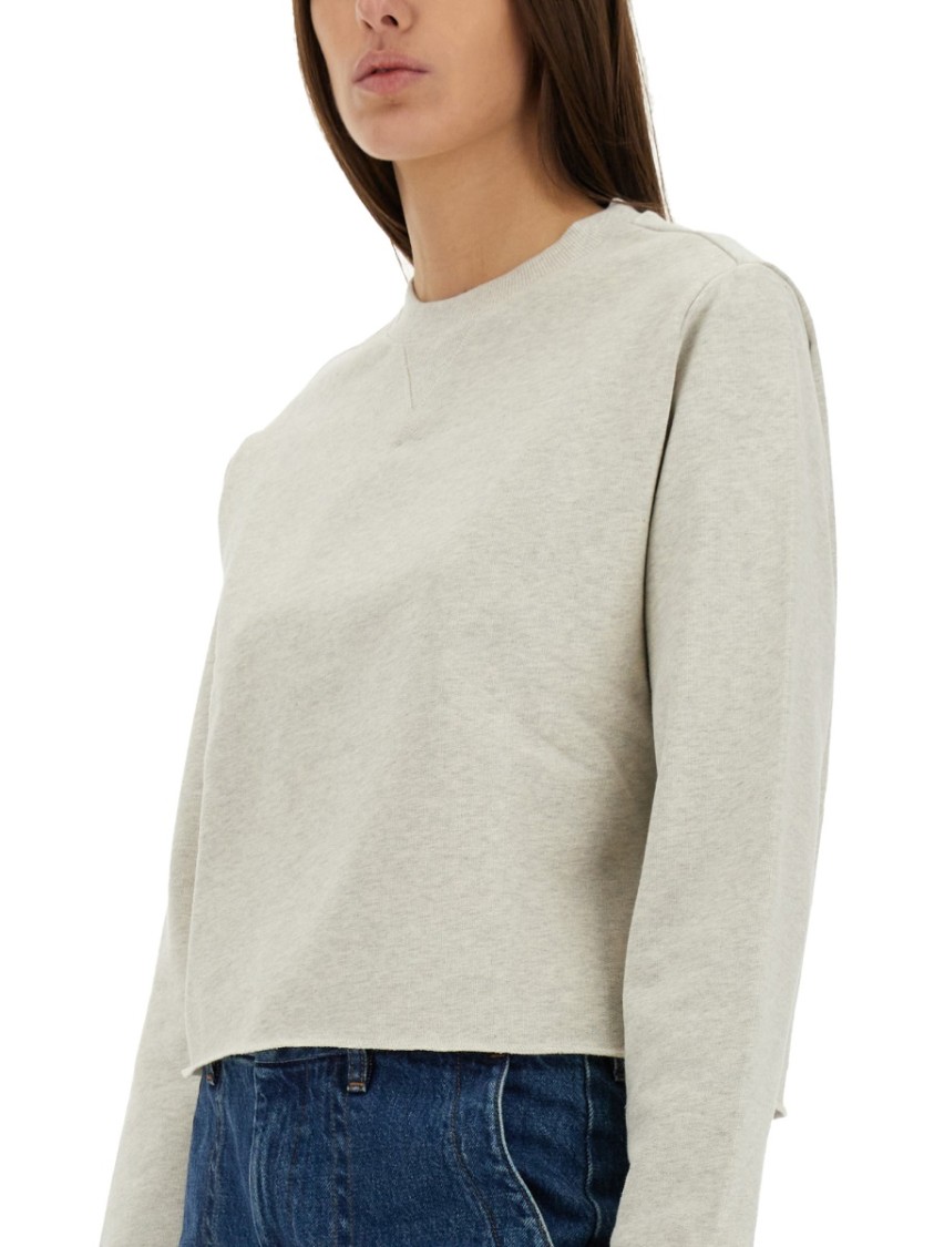 Apc A.p.c. Sweatshirt With Logo In Grey