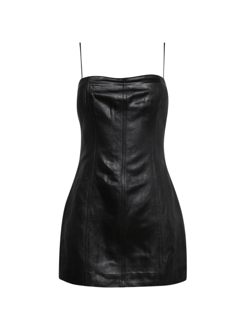 Alexander Wang Mini Dress With Internal Shorts In Black