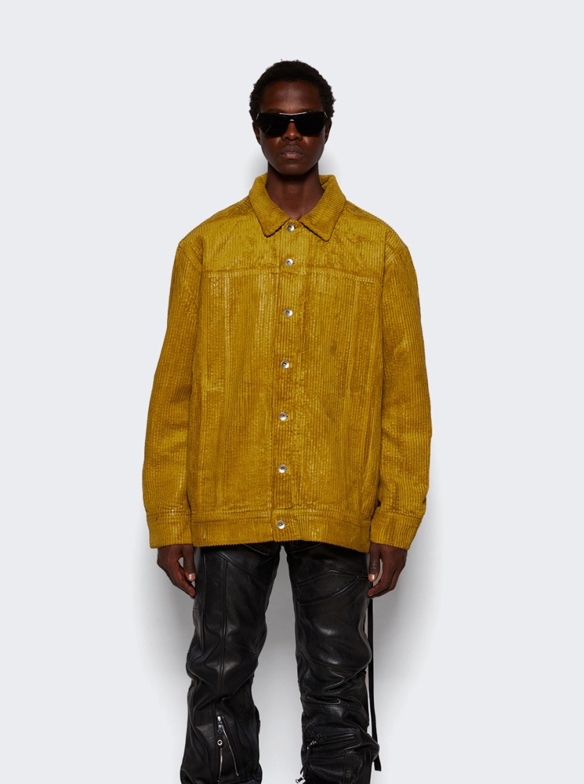 Rick Owens Drkshdw Drkshdw By Rick Owens Jumbo Worker Jacket Ochre