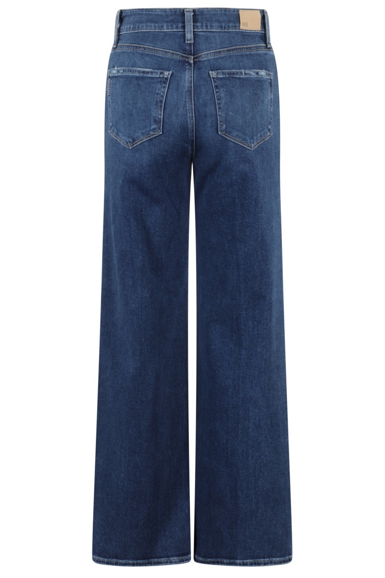 Paige High-waisted Wide-leg Anessa Jeans In Blue