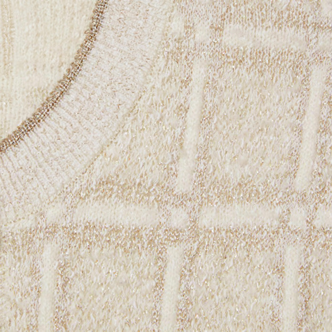 Gucci Checked Lamé Wool-blend Jacquard Blazer In Neutrals