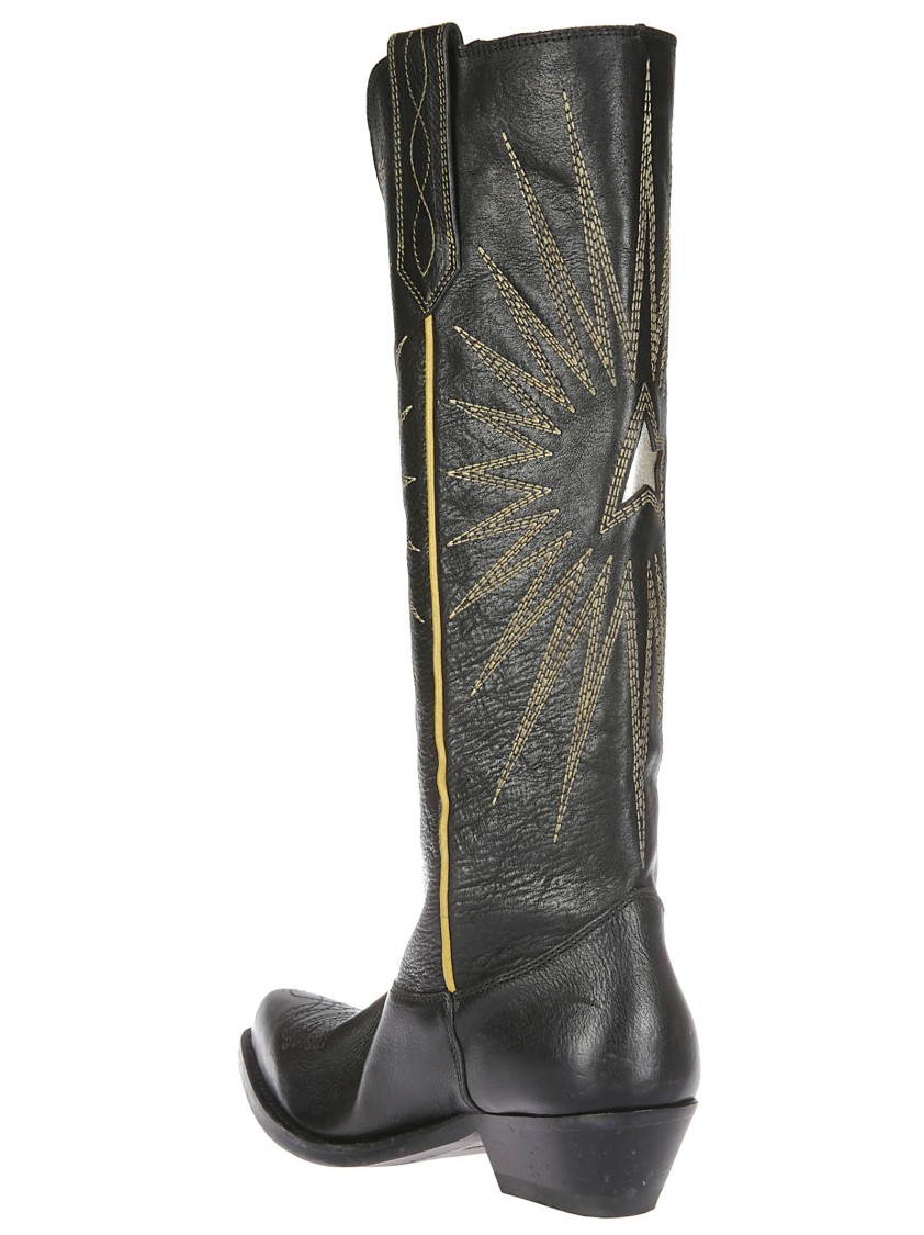 Golden Goose Wish Star Model High Leather Boot