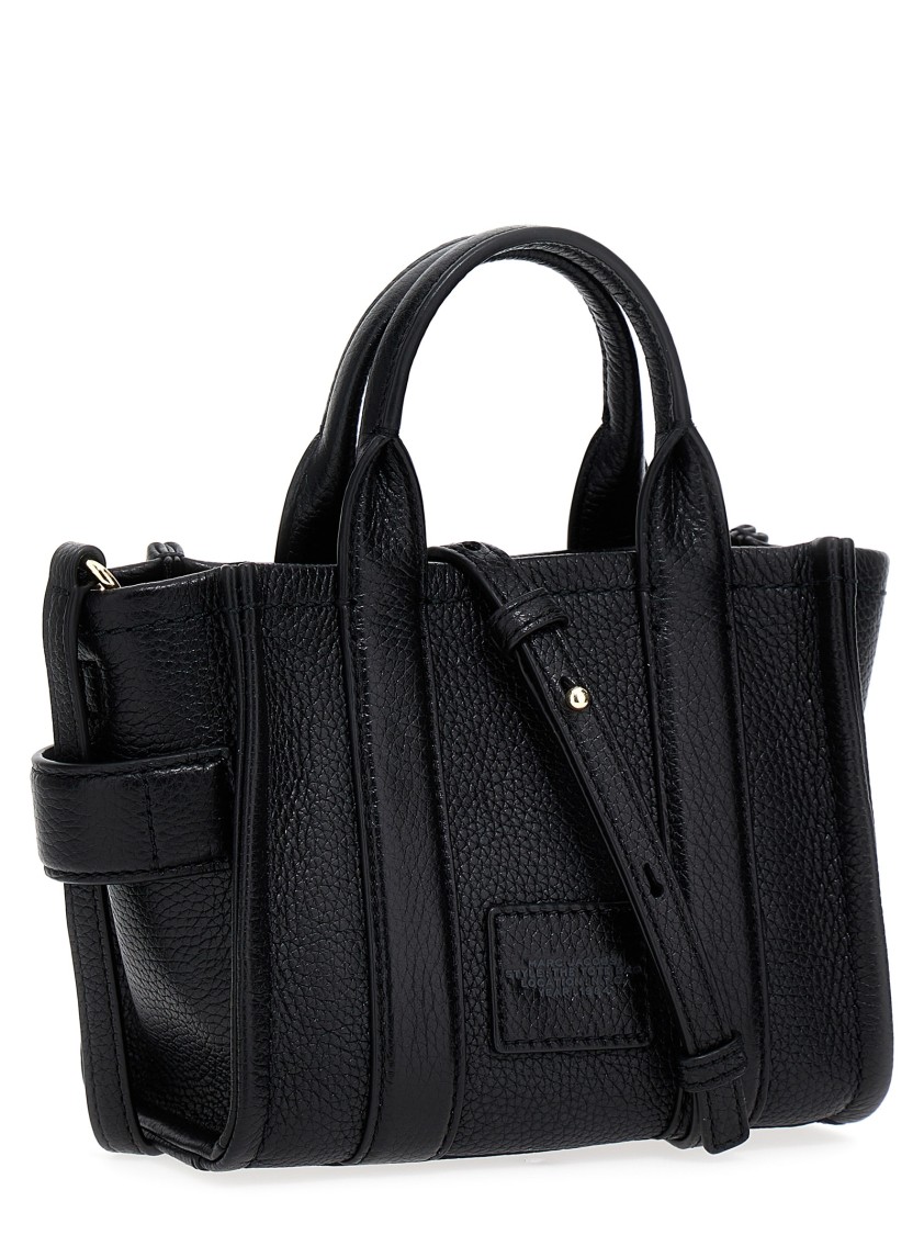 Marc Jacobs Black Shopping The Leather Micro Tote | ModeSens