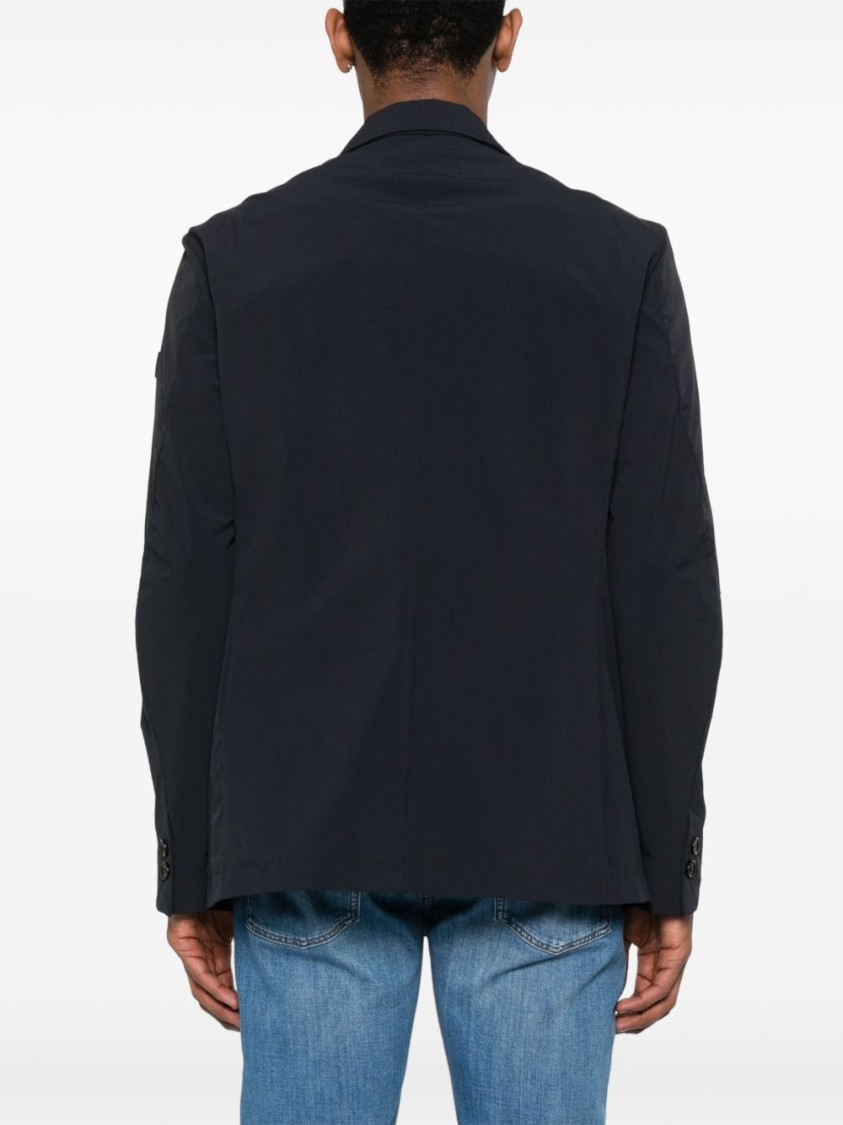 Peuterey Navy Blue Jacket With Multiple Pockets