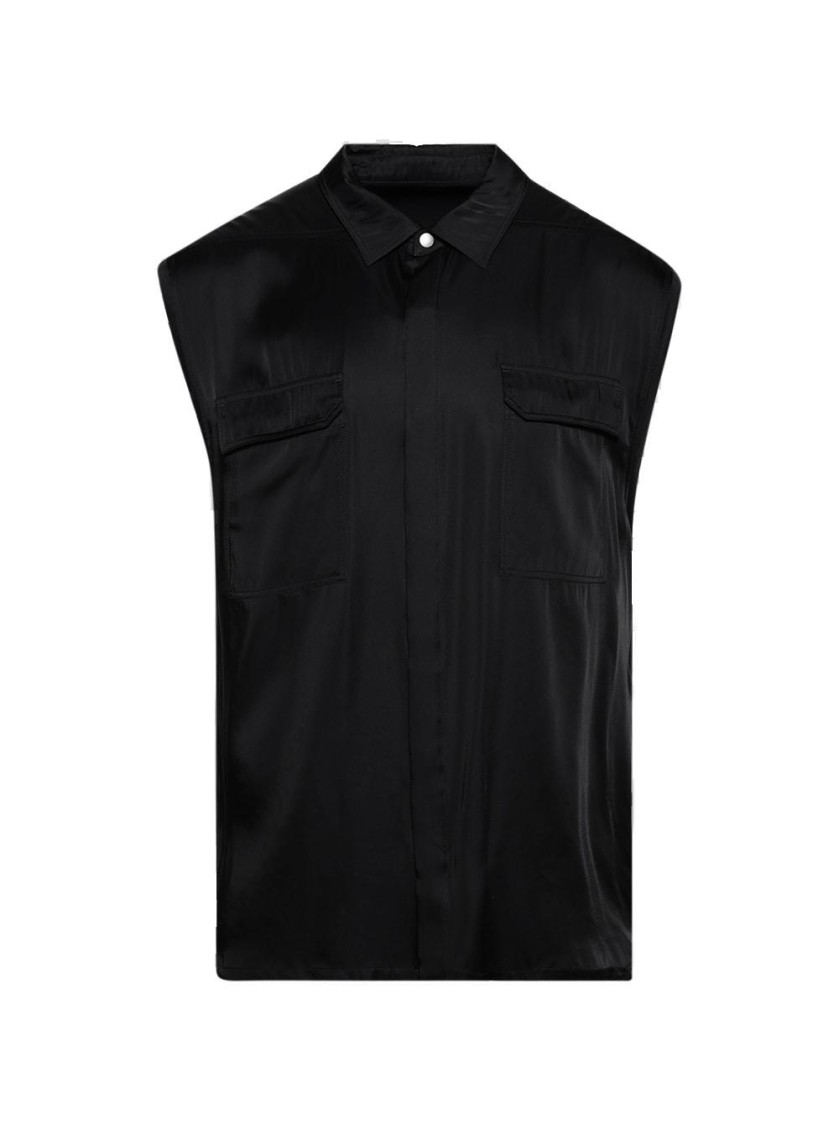 Rick Owens Sleeveless Jumbo Overshirt