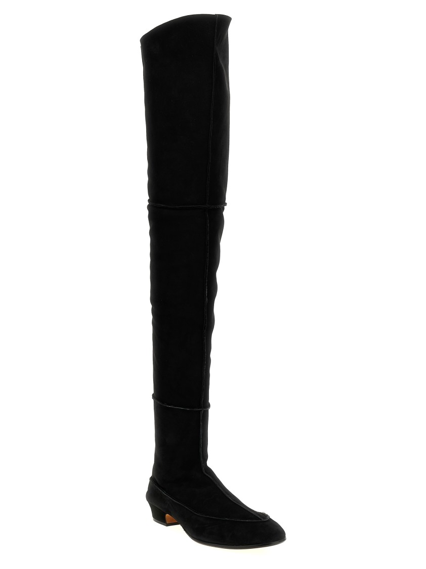 The Row 'awar' Cuissard Boots In Black