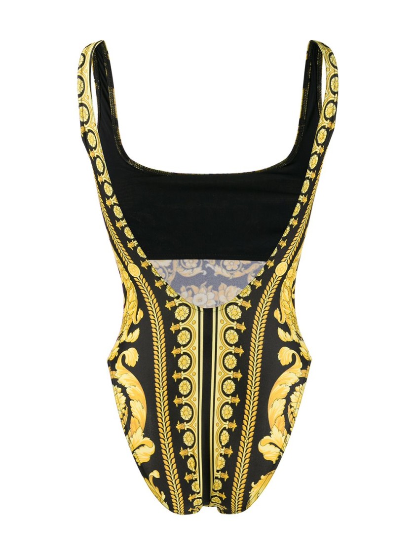 タンキニ Versace Square Neckline Barocco Print Swimsuit Versace Square Neckline Barocco Print Swimsuit | THE LIST