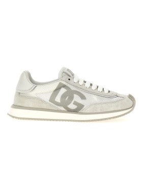 スニーカー Dolce & Gabbana Lace Overlay Sneakers With Nylon Dolce & Gabbana Lace Overlay Sneakers With Nylon | THE LIST