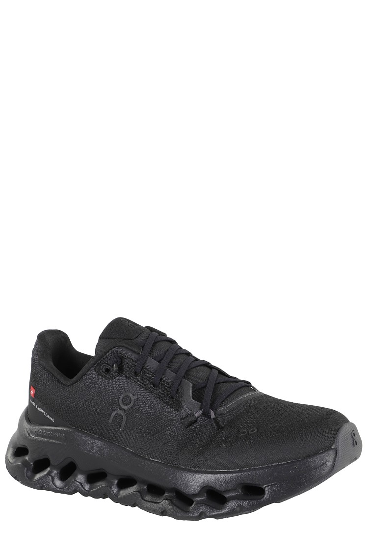 On Running Cloudtilt Sneakers With Innovative Cloudtech Sole In Black