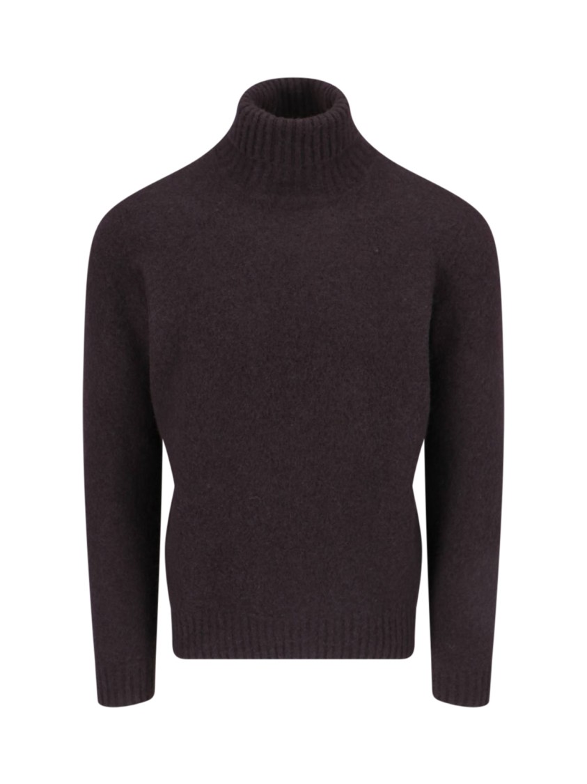 Drumohr Ribbed Turtleneck Crewneck Sweater