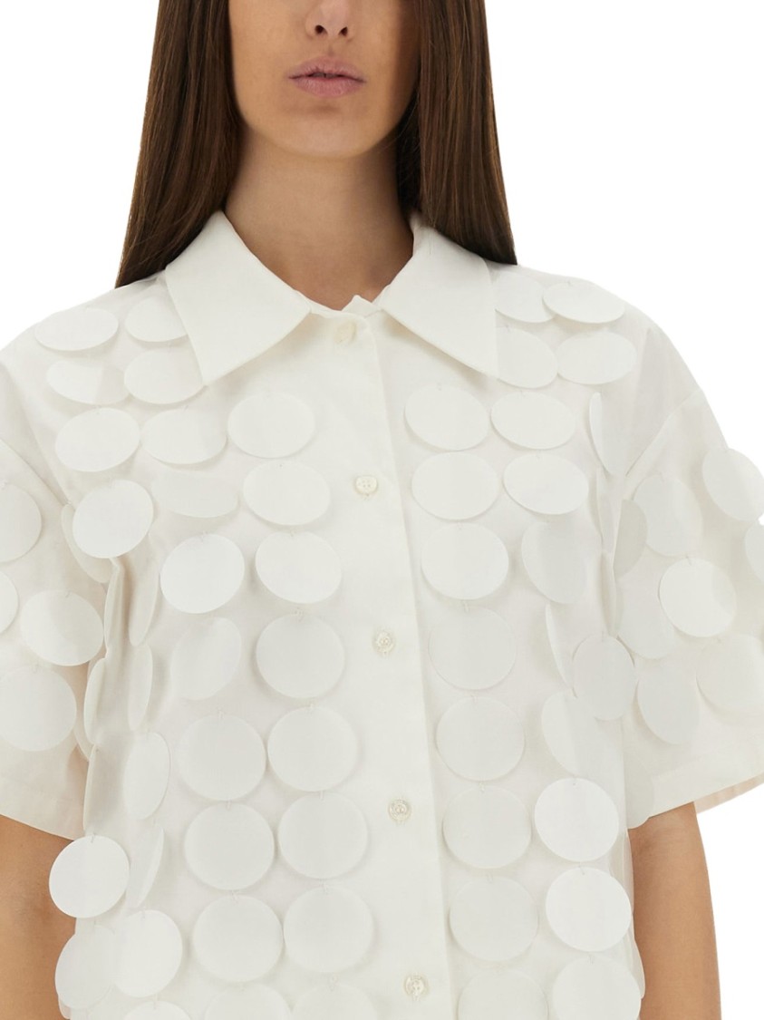 Msgm Paillette-embellished Shirt