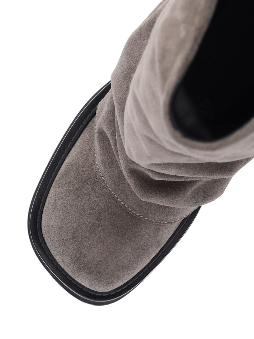 Shop Attico The "robin" Combat Boots – Taupe