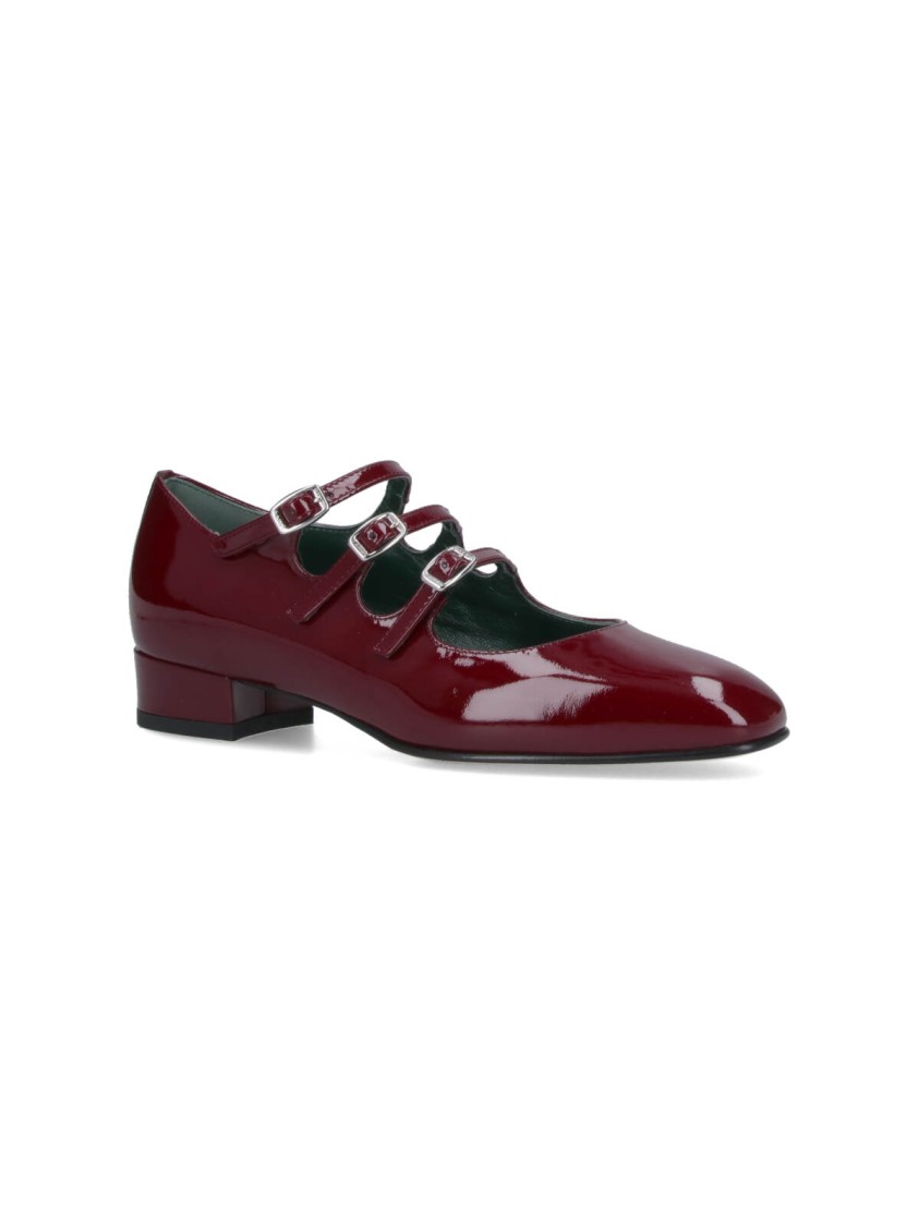 CAREL CAREL "ARIANA" MARY JANE PUMPS – BORDEAUX 