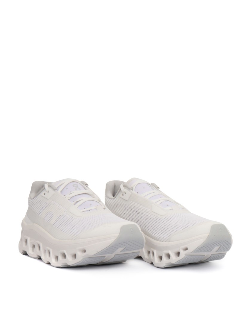 On Running Cloudmonster Void Sneakers In White