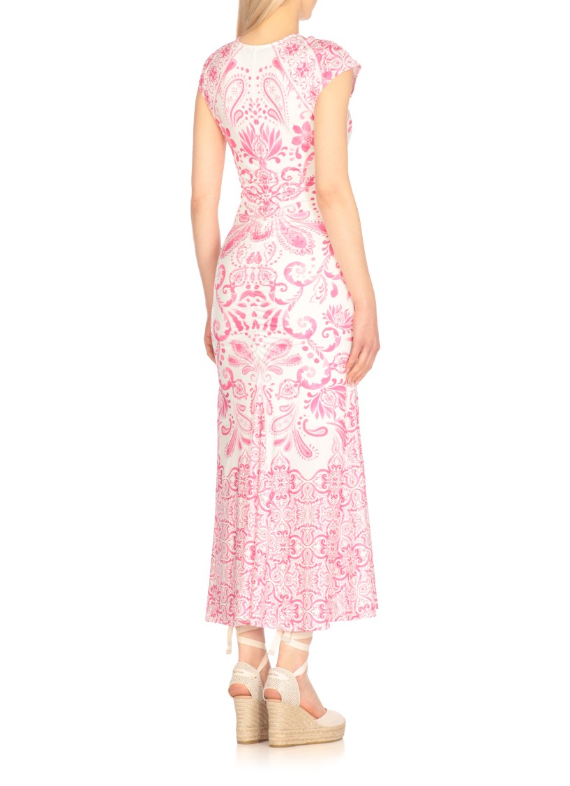 Hale Bob Floral Pattern Maxi Dress