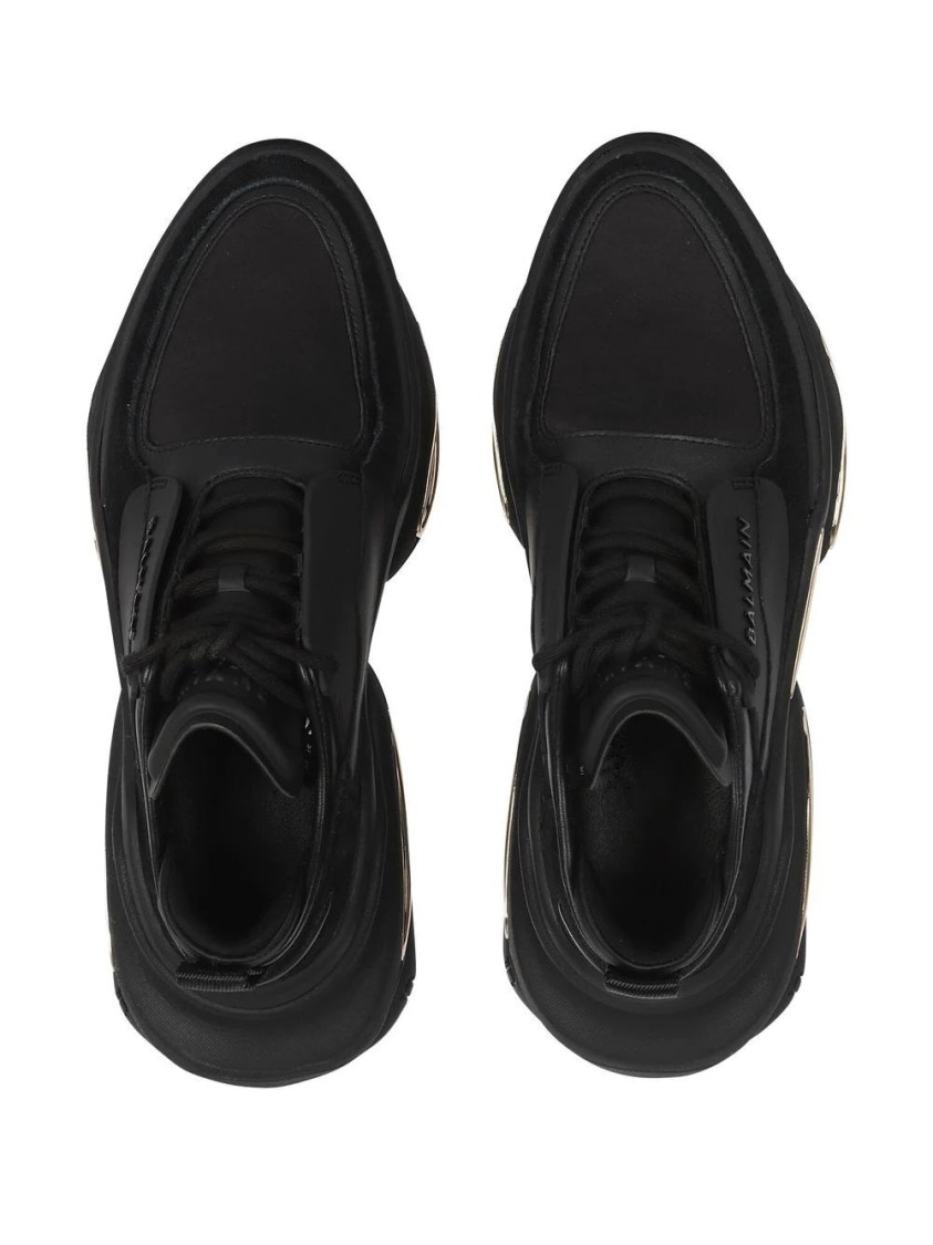 Balmain B Bold Low Trainers In Black