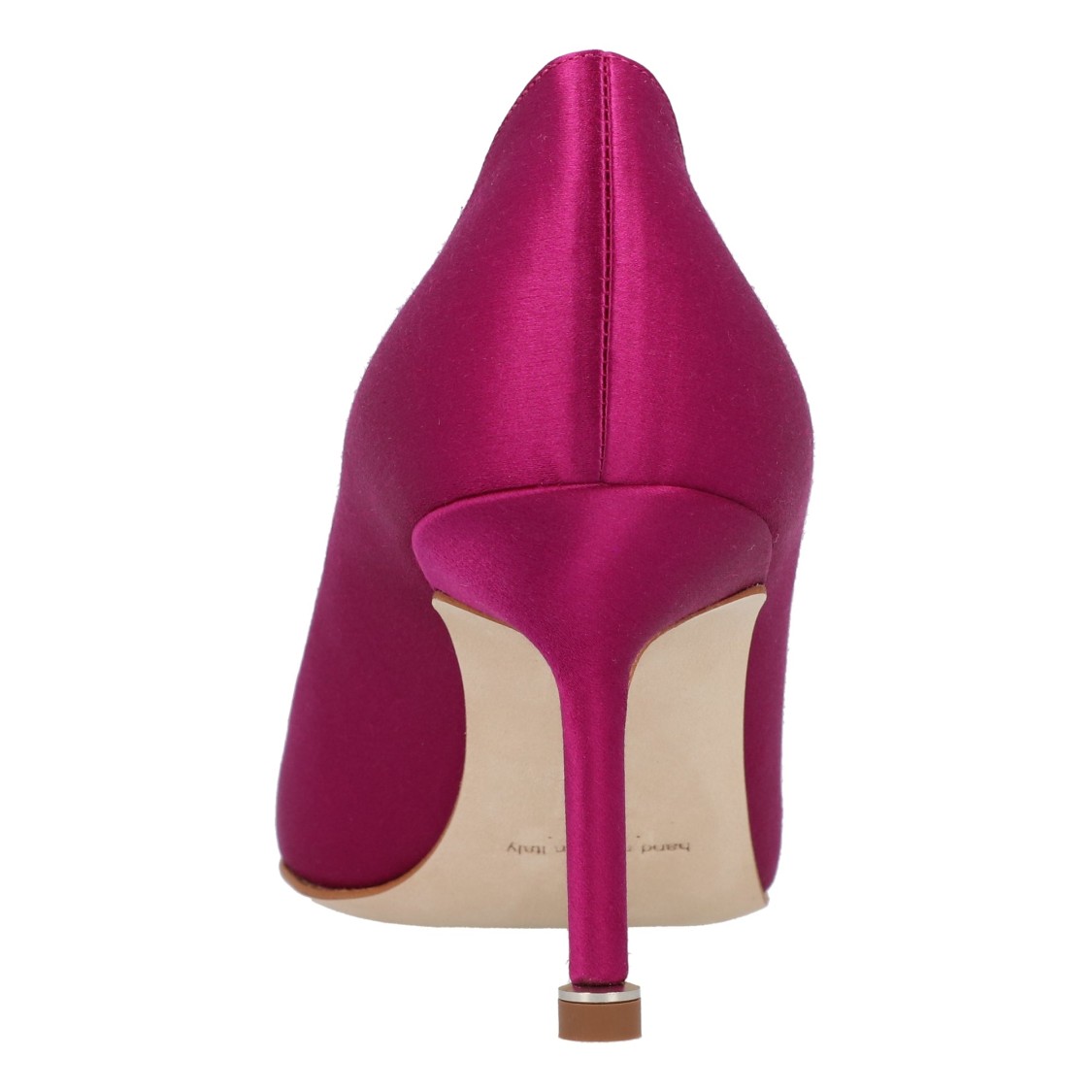 Manolo Blahnik Hangisi 90 Crystal Buckle Pumps In Satin In Purple