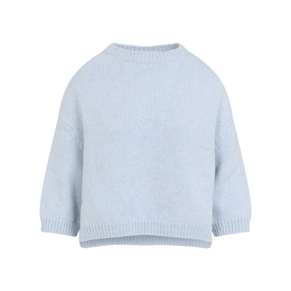 Khaite Sabina Cashmere Sweater In Blue