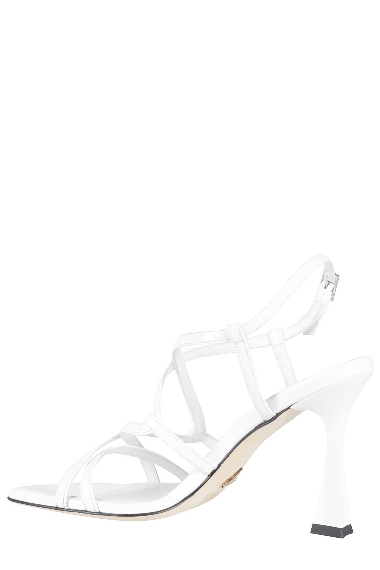 GIAMPAOLO VIOZZI GIAMPAOLO VIOZZI MINI VIPER SANDALS - WHITE