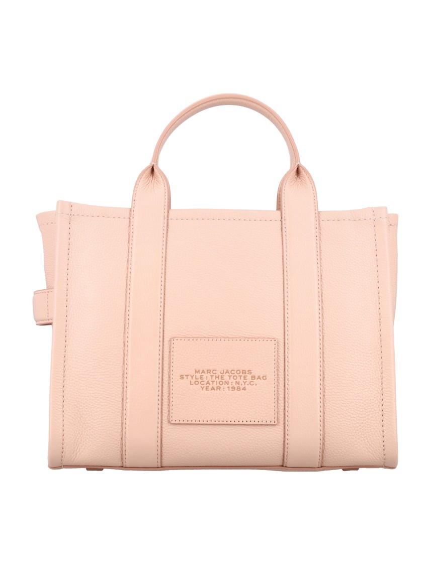 Marc Jacobs Women's The Leather Medium Tote Bag In Pink