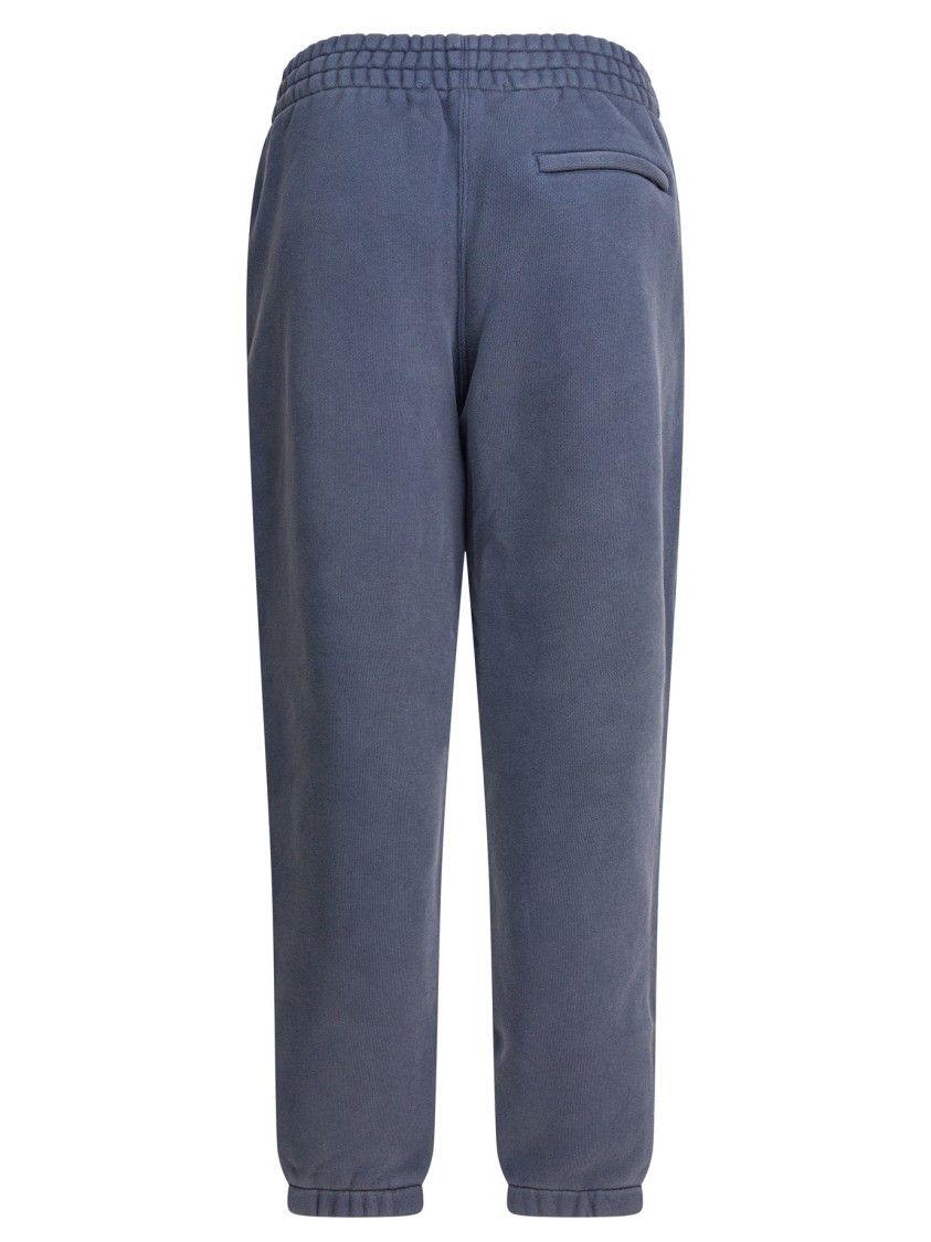 Alexander Wang Essential Terry Classic Sweatpant Puff Paint Logo In Blue
