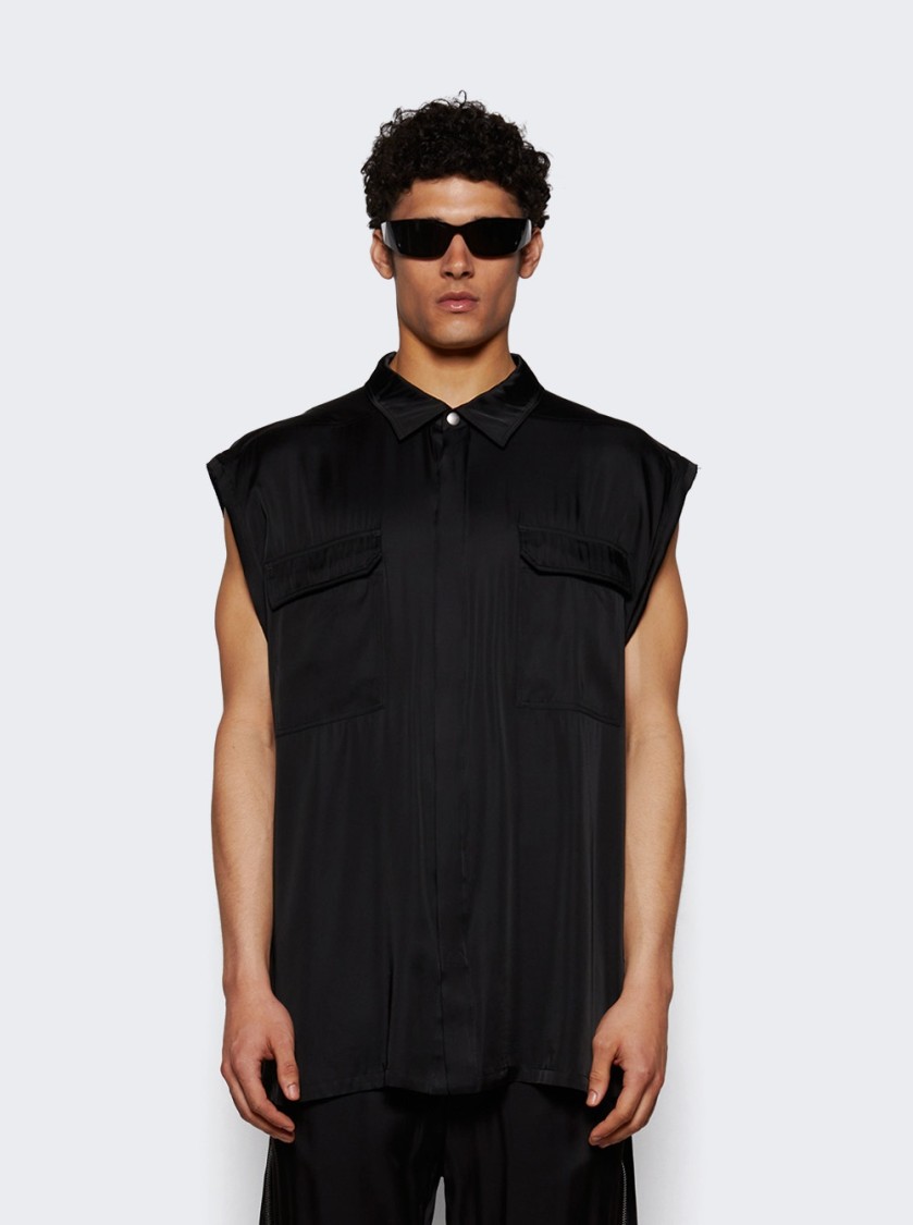 Rick Owens Sleeveless Jumbo Overshirt