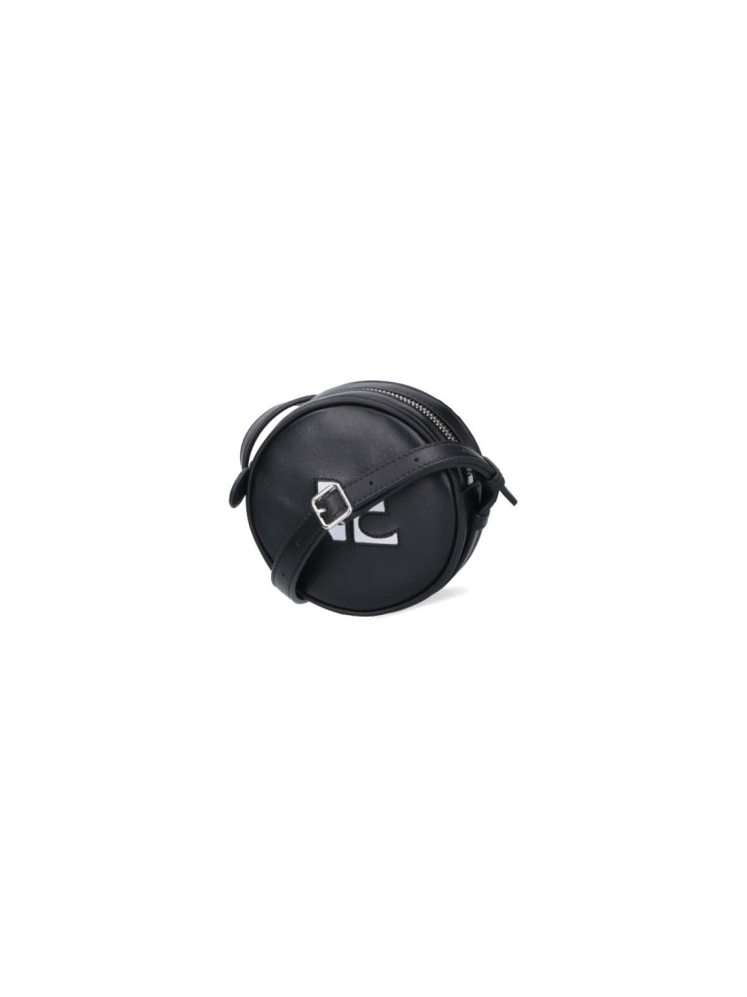 COURRÈGES COURRÈGES MINI "REEDITION CIRCLE BAG" CROSSBODY – BLACK