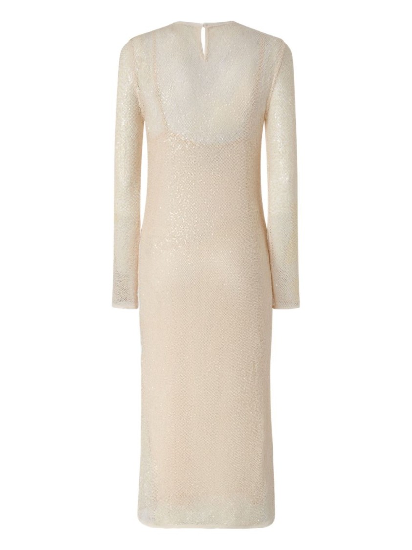 Pinko Midi Dress With Rear Teardrop Fastening