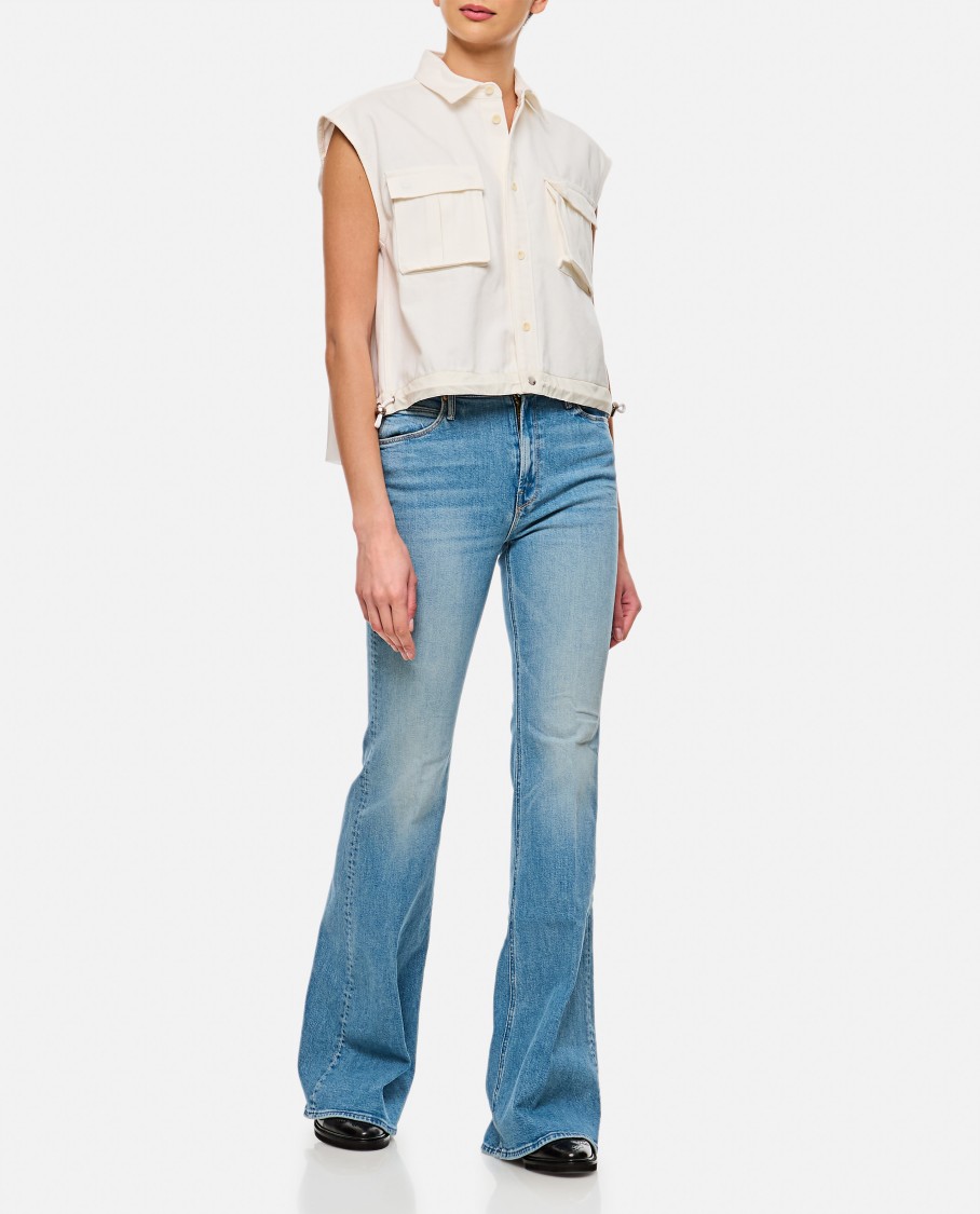 Shop Mother Light Blue "the Doozy" Jeans