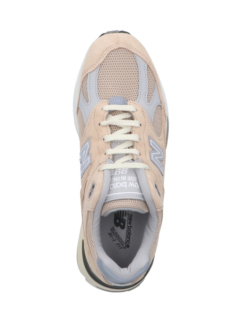 New Balance 991 V2 Suede And Mesh Low-top Sneakers