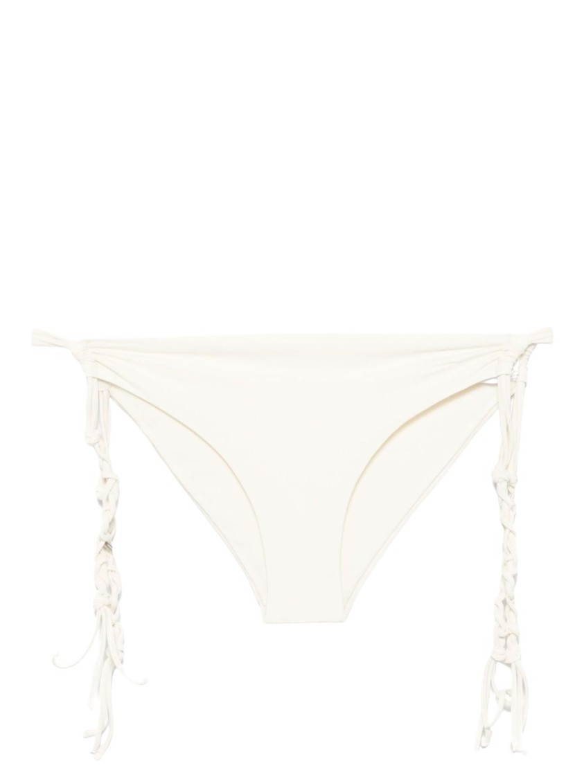 Jil Sander Tangle Bikini Bottoms In White