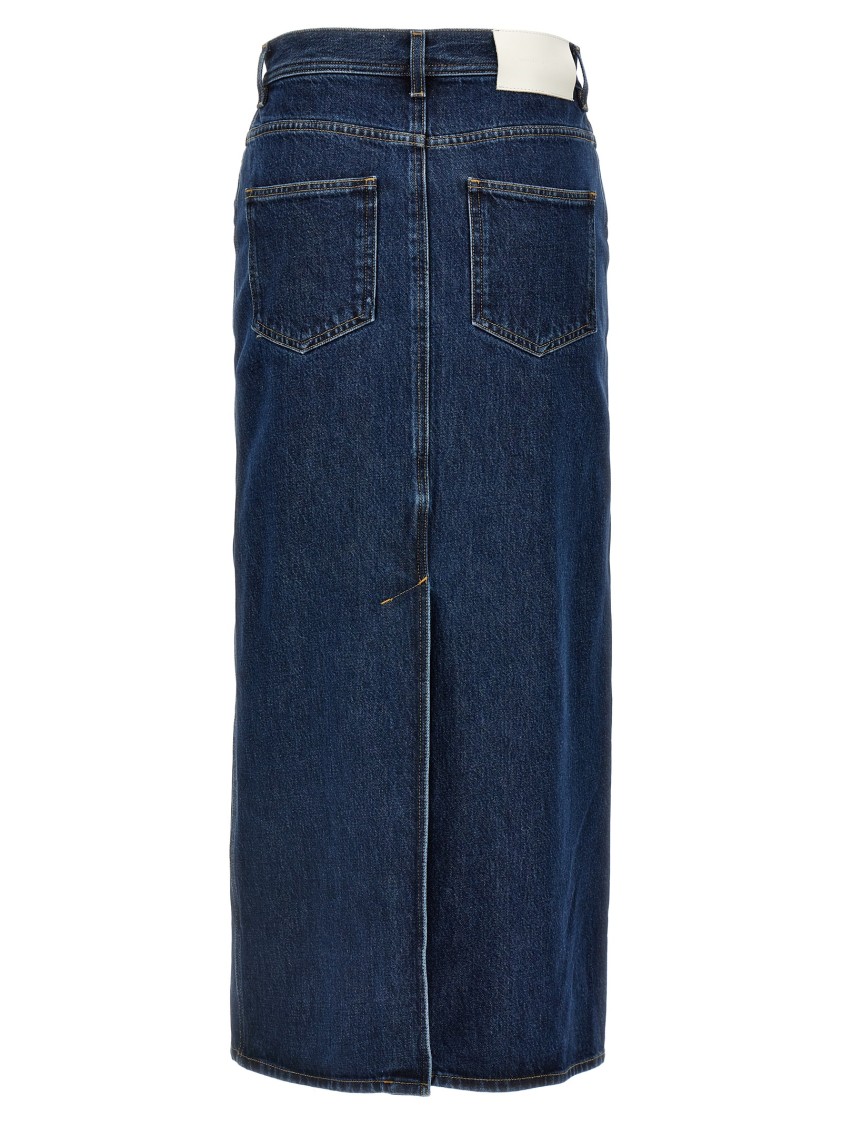 Loulou Studio Rona Denim Maxi Skirt