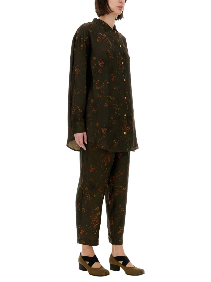 Uma Wang Palmer Baggy-fit Pants In Green