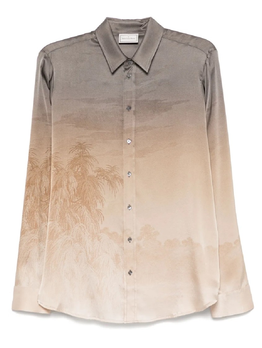 Pierrelouis Mascia Gradient Long-sleeve Shirt