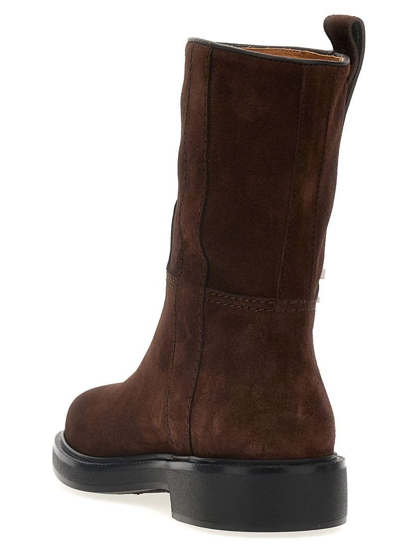 Tod's T Timeless Ankle Boots In Brown