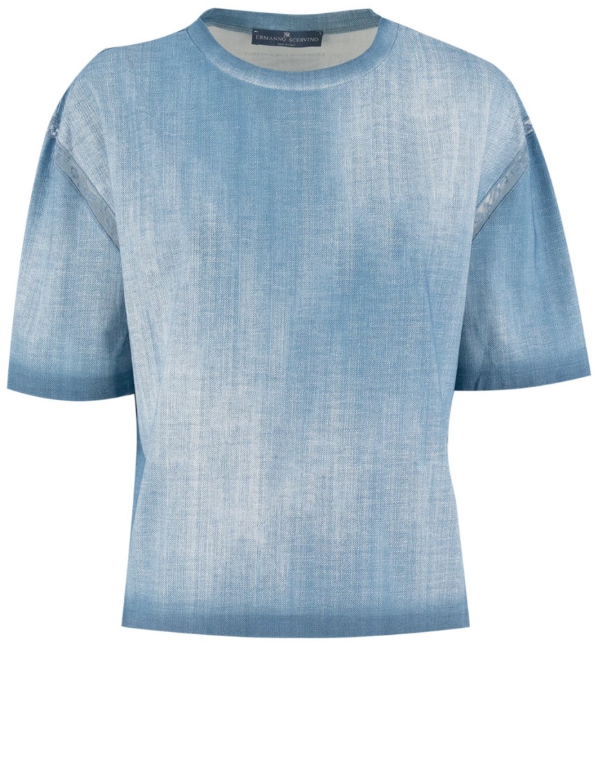 Ermanno Scervino T-shirt In Blue