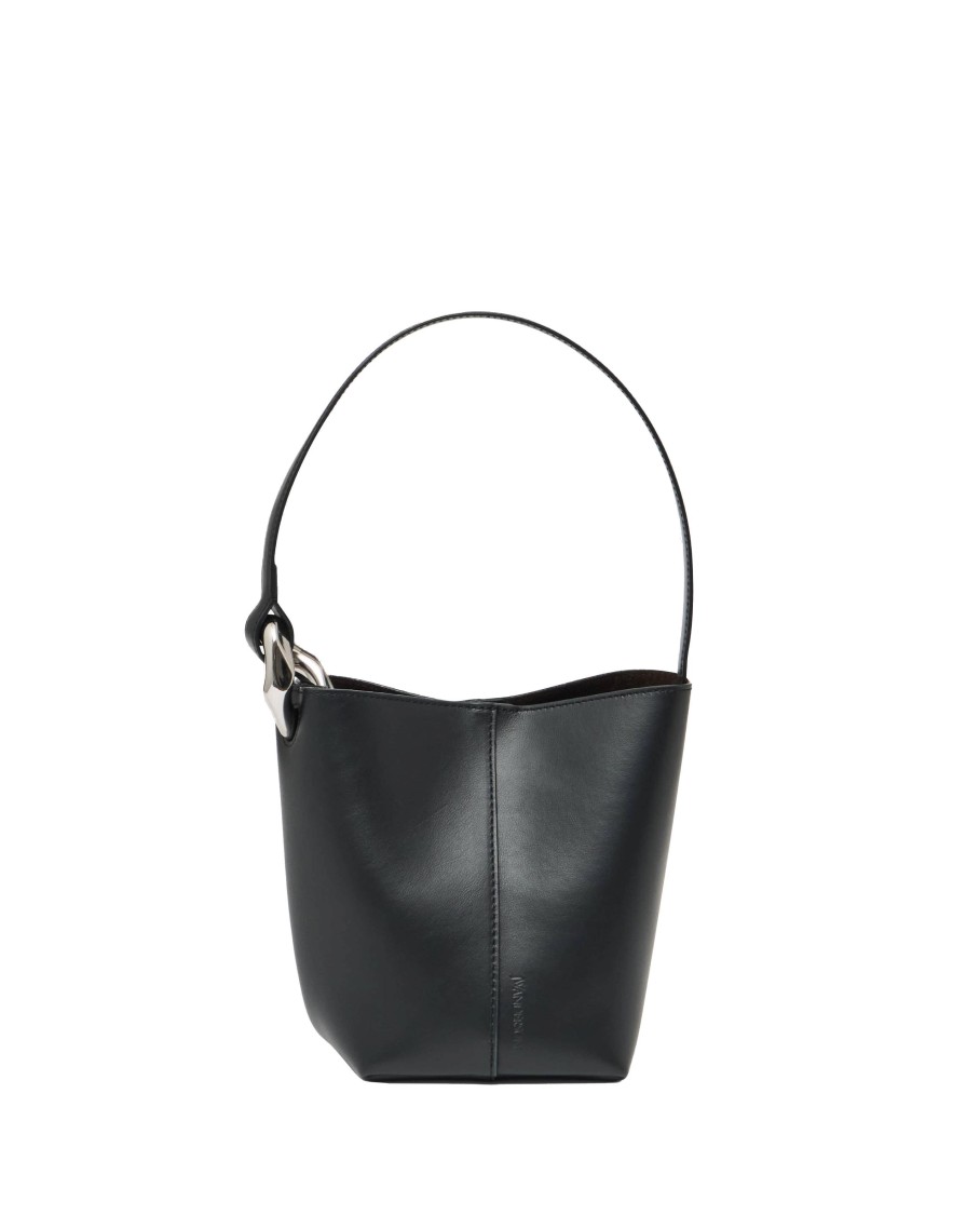 Jw Anderson J. W. Anderson The Jwa Corner Small Bucket In Black