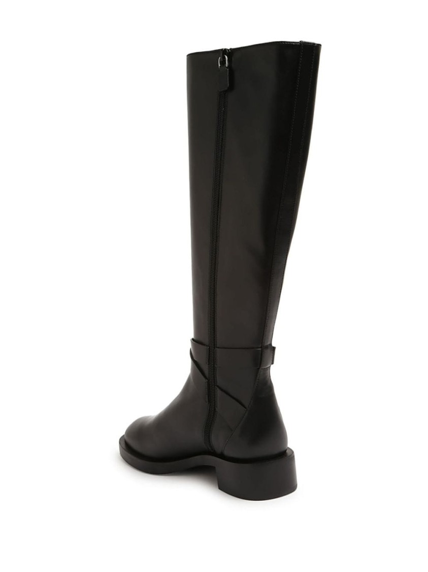 Shop Stuart Weitzman Black Leather Boots